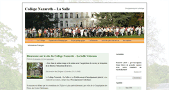 Desktop Screenshot of college-nazareth-voisenon.com